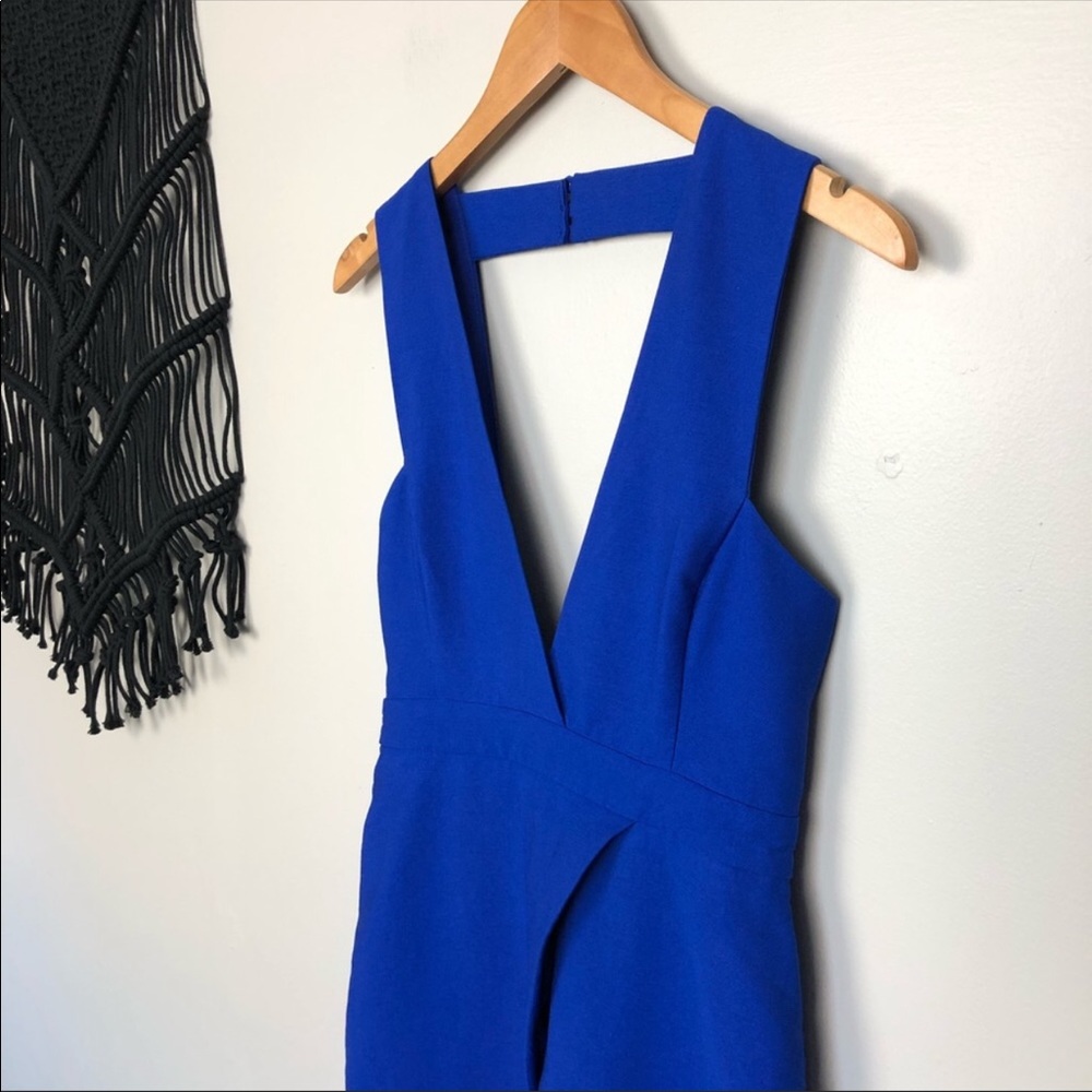 Revolve Finders Keepers Basic Instinct Dress Blue - image 4